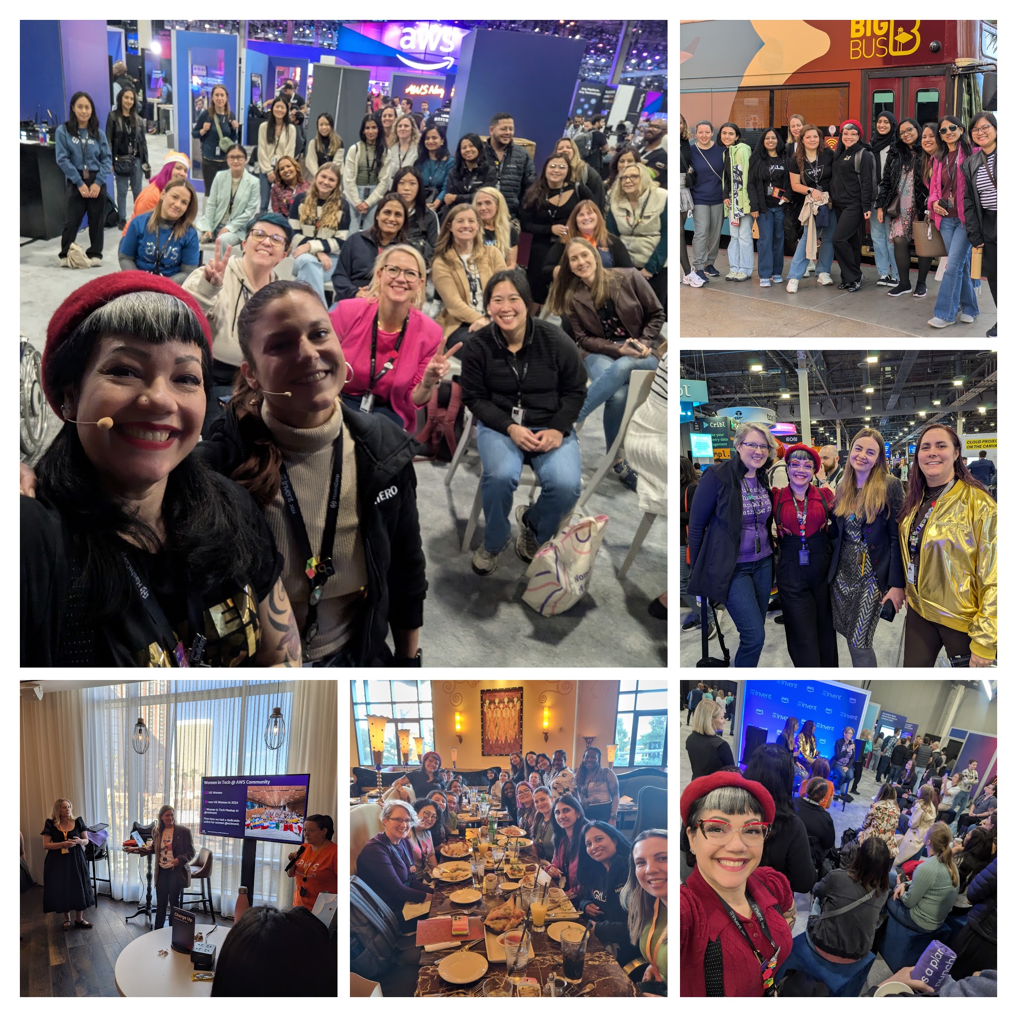 ABW Grant Collage - unforgettable Women in Tech activities