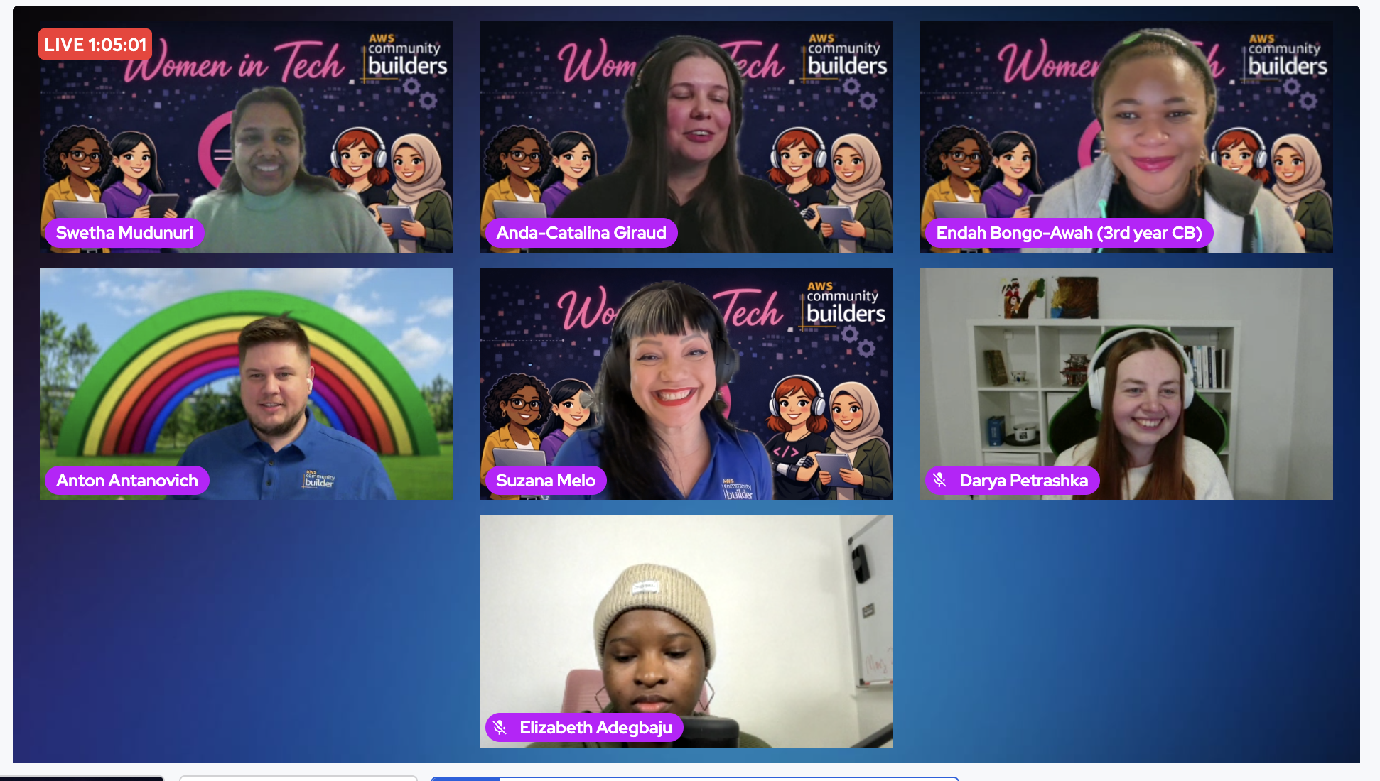 AWS Community Builders Europe session